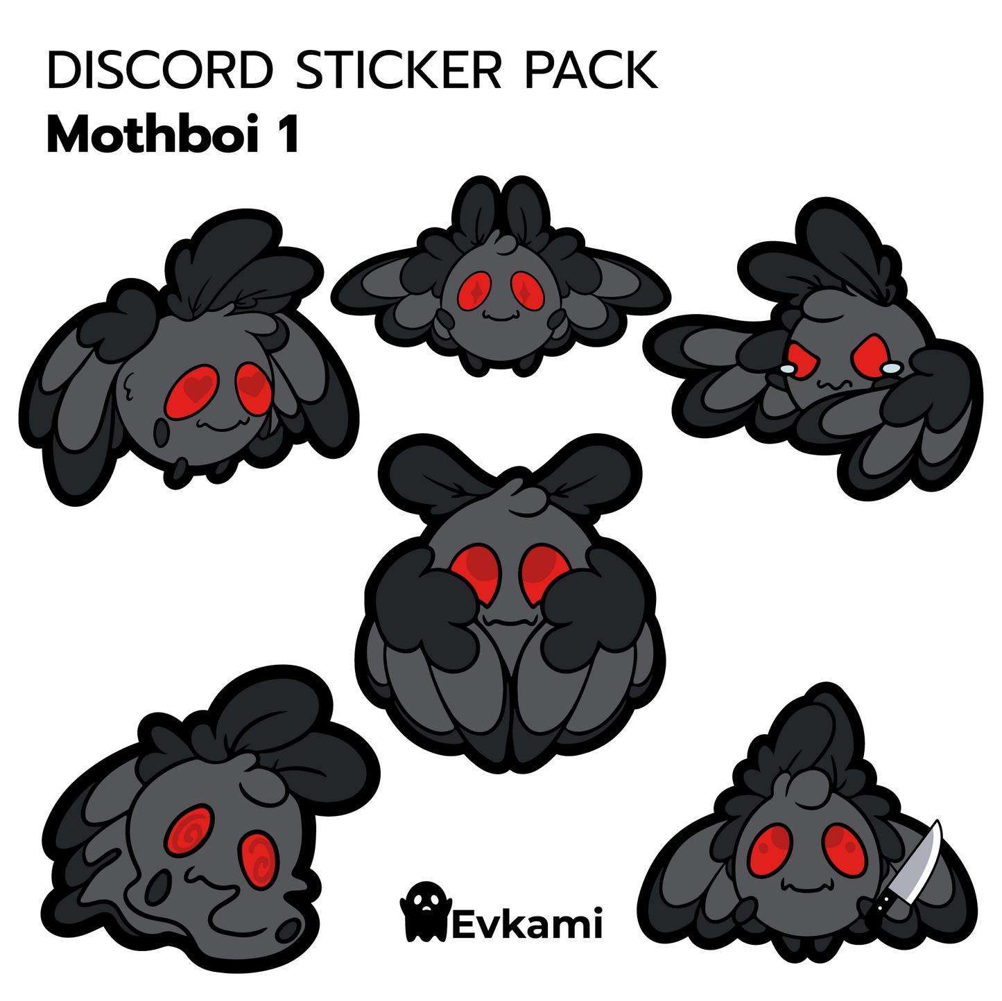 DIGITAL Discord Sticker Mothboi Pack 1
