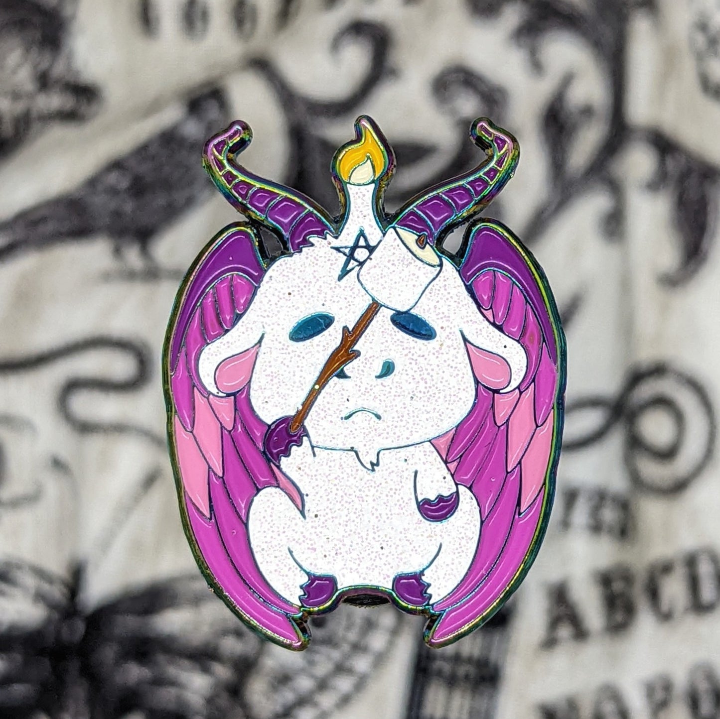 S'more Baphomet pin