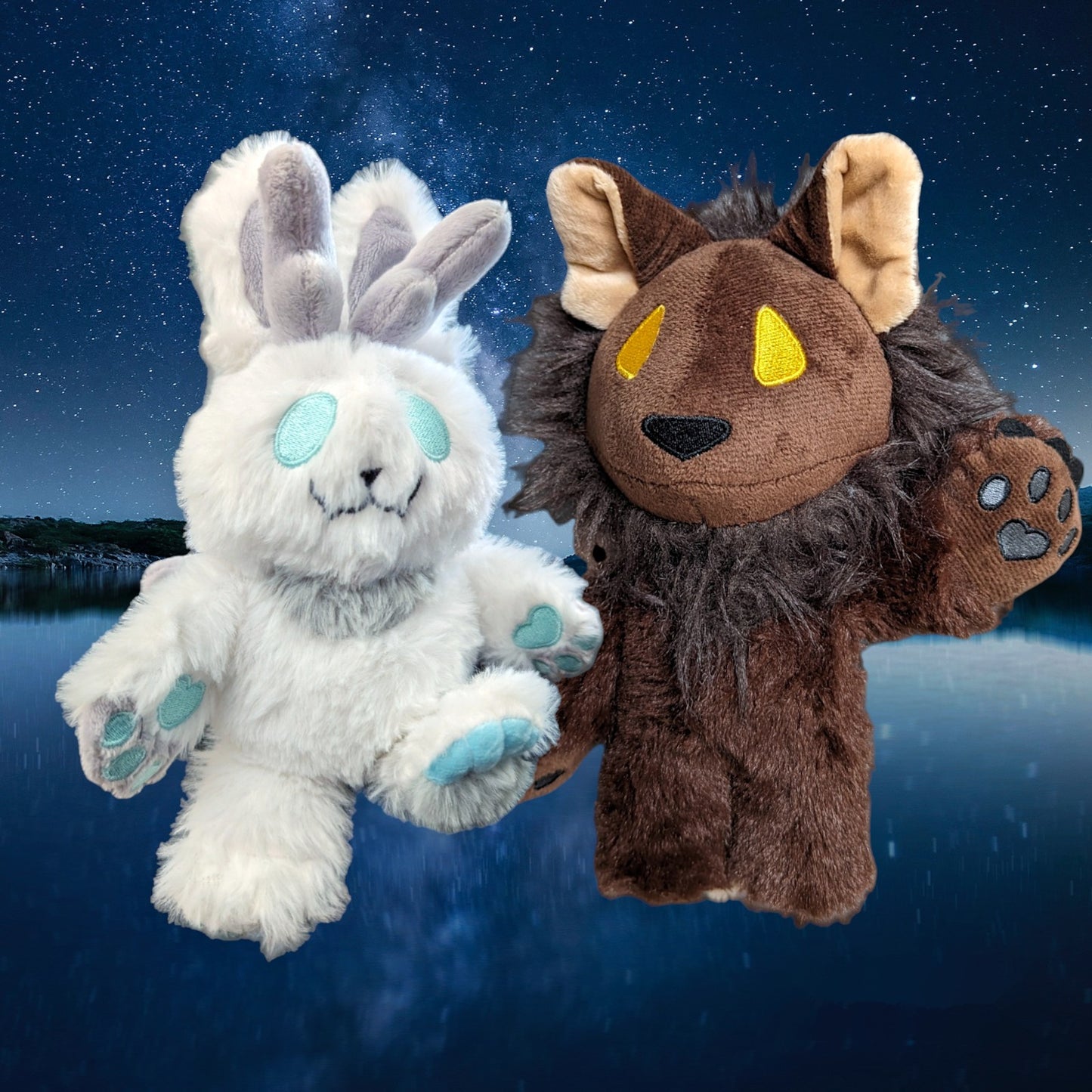 Rougarou + Wolpertinger Plush Bundle