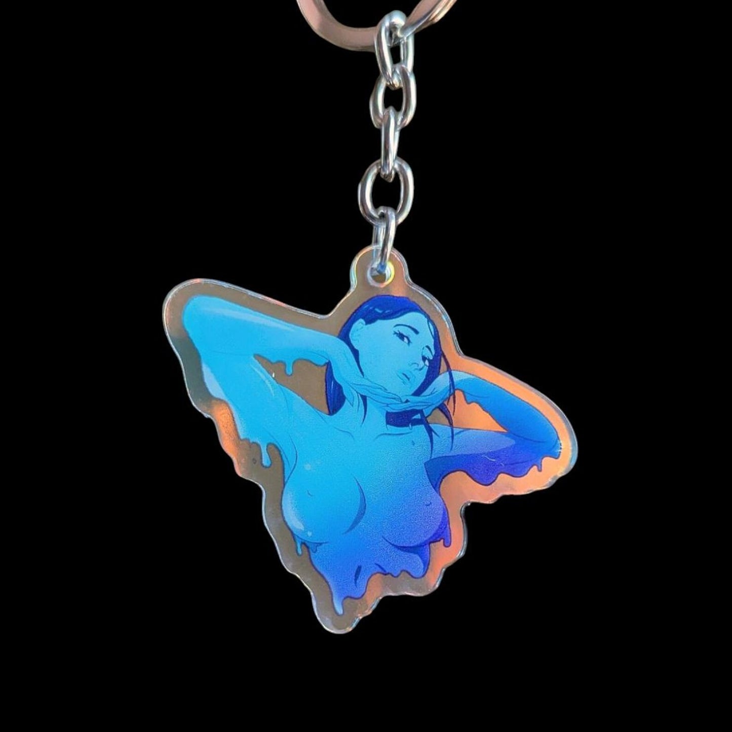 Thirst holographic keychain