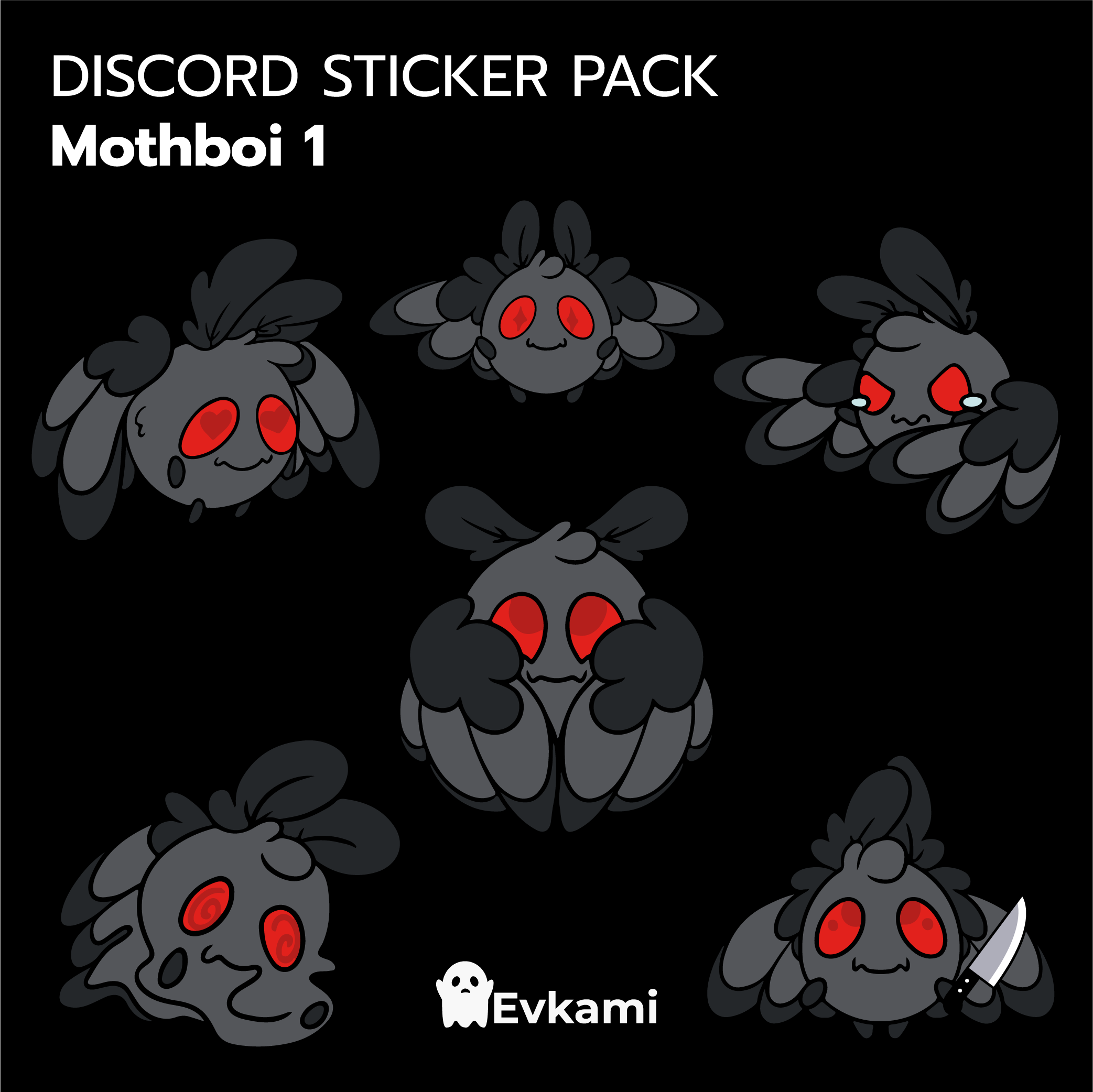DIGITAL Discord Sticker Mothboi Pack 1 – Evkami