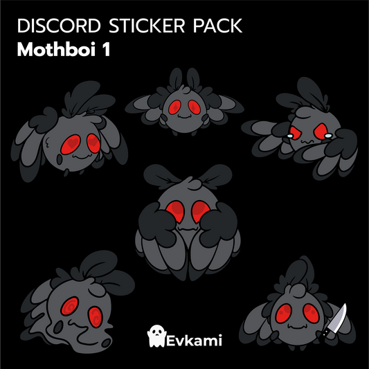 DIGITAL Discord Sticker Mothboi Pack 1