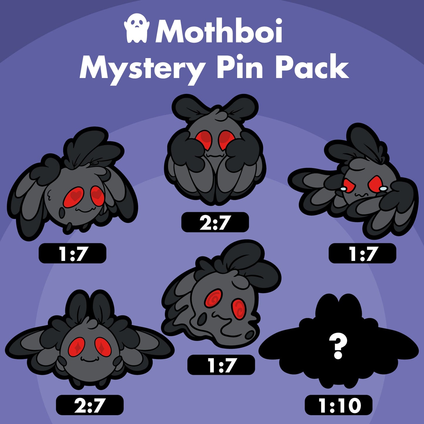 Mothboi Mystery Pin