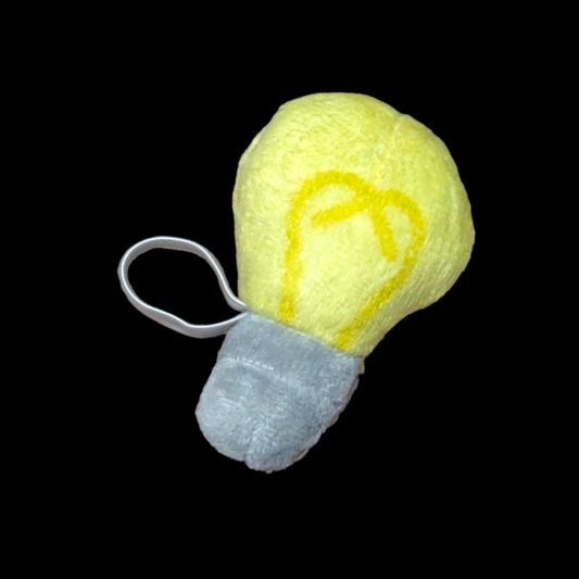 Lightbulb plush accessory